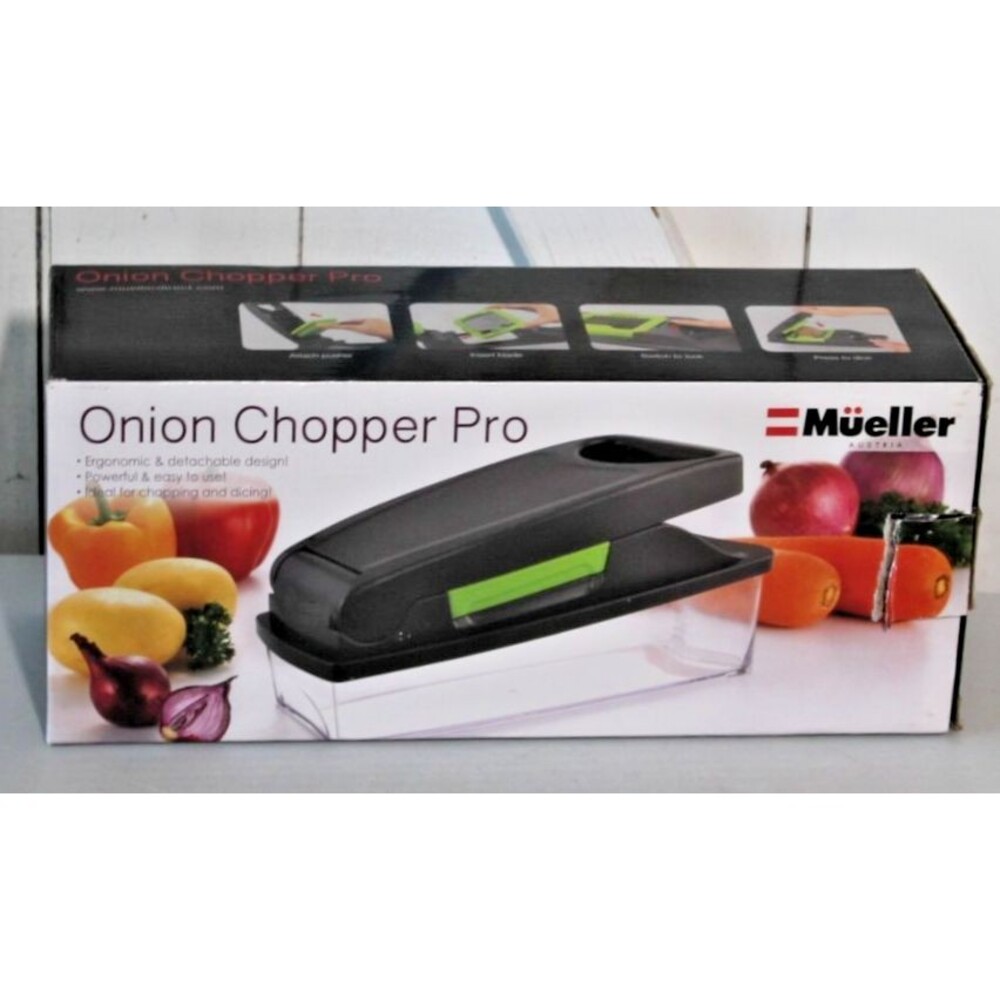 Mueller Pro Series Vegetable Chopper, Heavy Duty Vegetable Onion Slicer Dicer